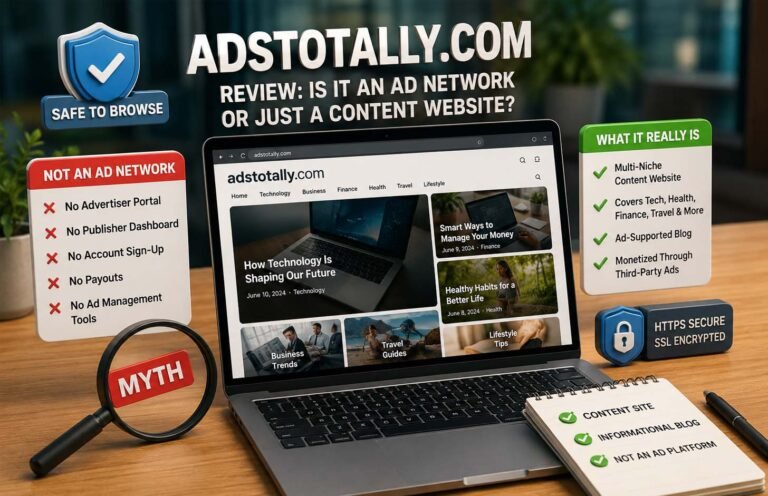Adstotally.com Review: Is It an Ad Network or Just a Content Website? Adstotally.com
