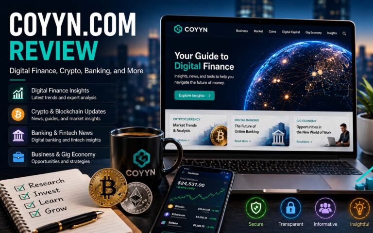 Coyyn.com Review: Digital Finance, Crypto, Banking, and More Coyyn.com