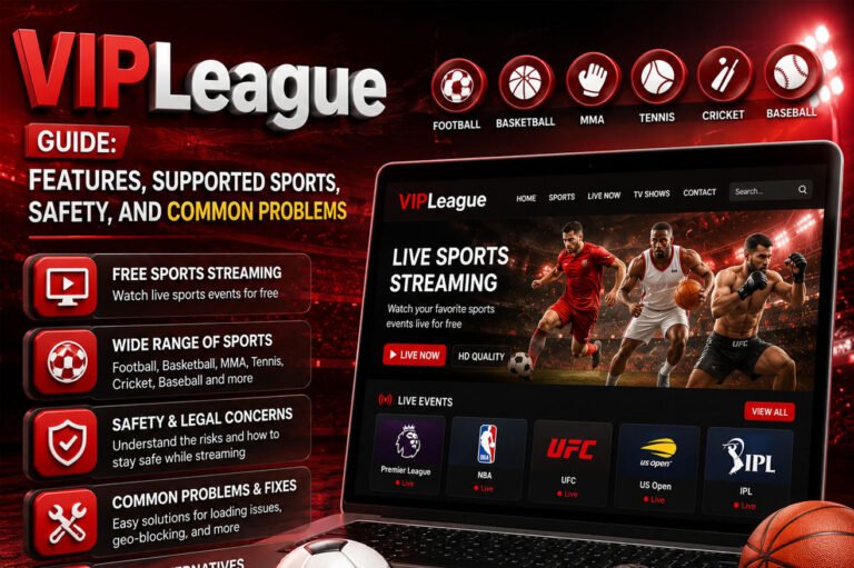 VIPLeague Guide: Features, Supported Sports, Safety, and Common Problems VIPLeague Sports Streaming Guide